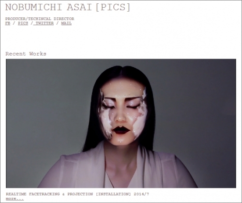 OMOTE/REAL-TIME FACE TRACKING & PROJECTION MAPPING 