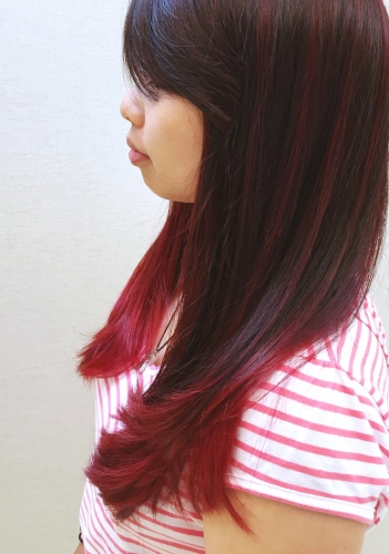 赤 バレイヤージュ 仙台パルコ店サロンニュース Mod S Hair オフィシャルサイト ヘアサロン 美容室 美容院