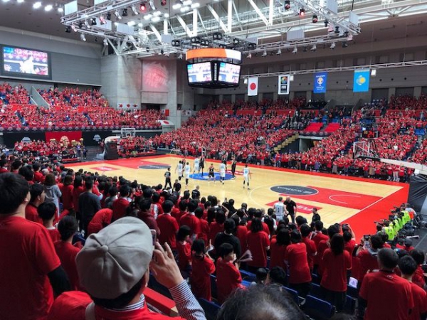 バスケットボール日本代表「AKATUSKI FIVE」の応援に行ってきました。